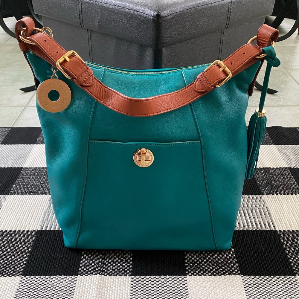 Isaac Mizrahi Bridgehampton Pebble Leather Bag NWOT